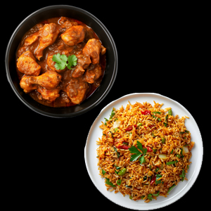 Fried Rice + Chicken Kasa
